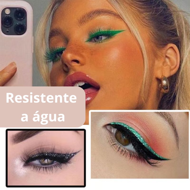 Autocolantes Reutilizáveis de Eyeliner e Pestanas