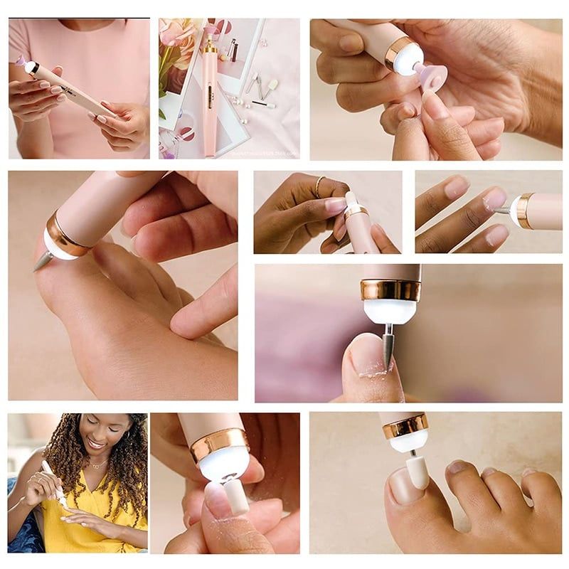 CONJUNTO PROFISSIONAL DE MÁQUINA ELÉTRICA PARA MANICURA