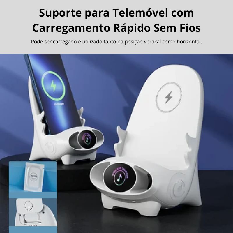 🔥2024 Mini Cadeira Carregador Rápido Sem Fios e Suporte Multifuncional para Telemóvel — Adapta-se a Todos os Telemóveis