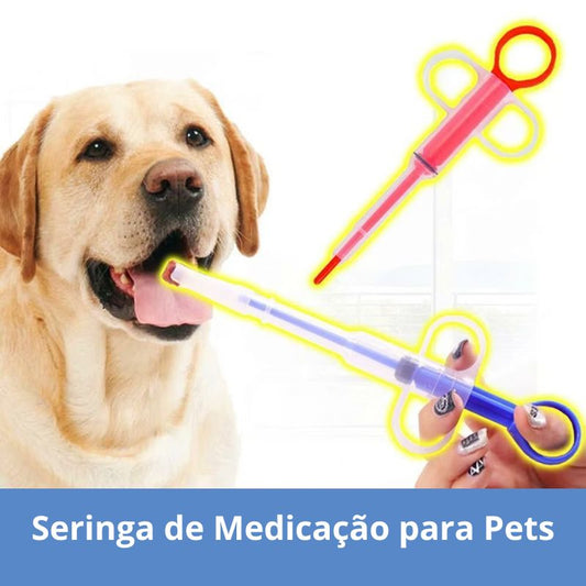 seringa de medicação para pets